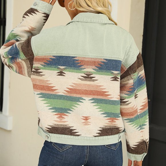 THE KARIANA LADIES AZTEC PRINT  JEAN SHACKET - Picture 7 of 9